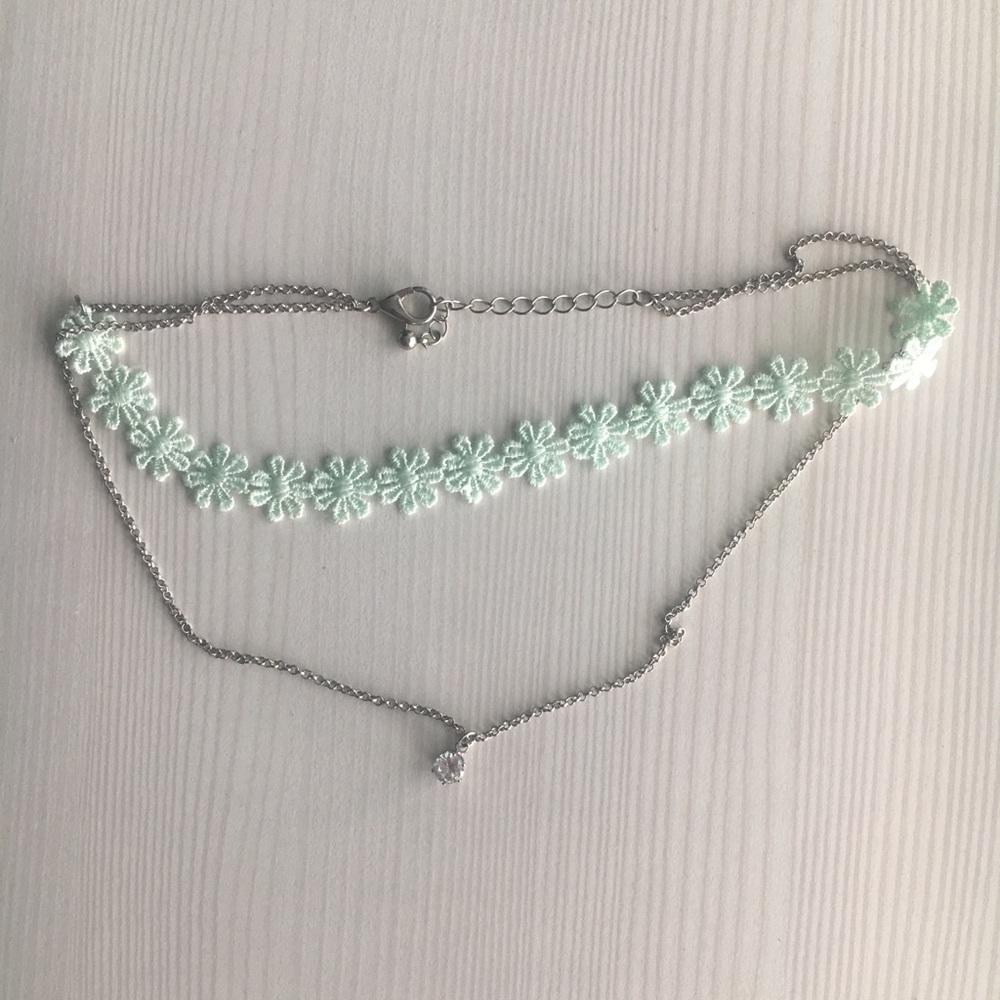 Mint Choker w/ Diamond 💓⭐️